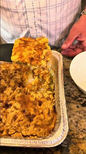 Smoked Peach Dump Cake Dessert
