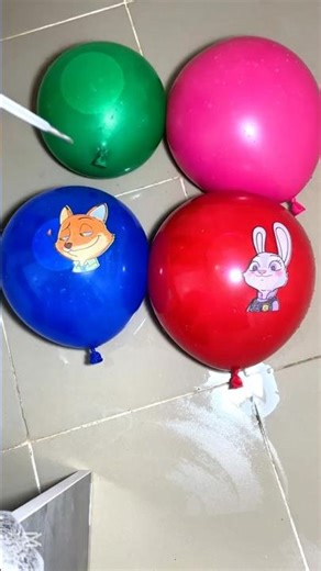 🤯Zootopia Color Pop |Ballon pop Zootopia #zootopia #colors #colormixing #ballonpop