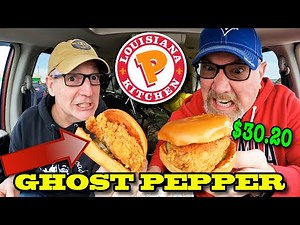 Popeyes NEW GHOST PEPPER SANDWICH