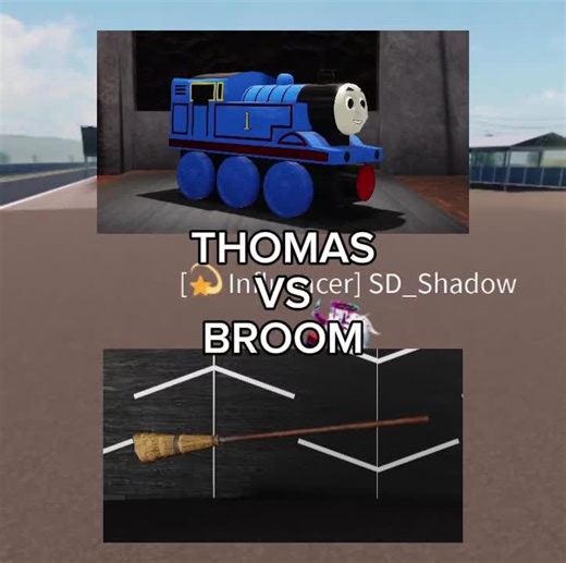 Thomas vs W Broom Showdown in Roblox Gameplay