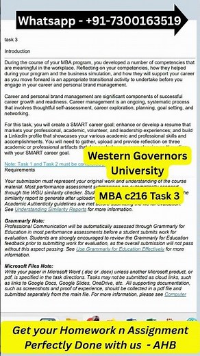 WGU C216 Task 3: The Secret to Passing First Time! #C216 #WGU