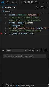 How Does Python Use a BIP39 Mnemonic Seed?