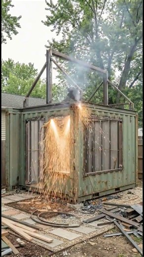 You Won't Believe the Inside of This Shipping Container! #tinyhouse #tinyhome