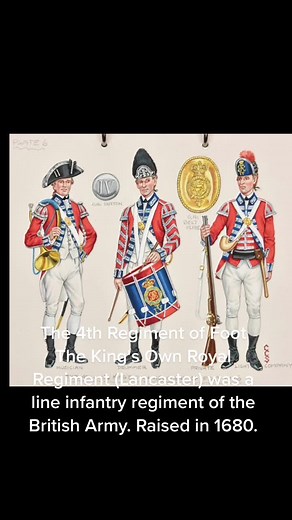 The King's Own Royal Regiment (Lancaster) was a line infantry regiment of the British Army. It served under various titles and fought in many wars and conflicts, including both the First and the Second World Wars, from 1680 to 1959. In 1959, the regiment was amalgamated with the Border Regiment to form the King's Own Royal Border Regiment. Disbanded to form the Duke of lancasters regiment #history #britisharmy #regiment #tiktok #video #england #uk