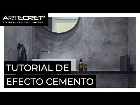 Cómo hacer un efecto cemento sobre azulejos ( con masilla tapa azulejos y artecret cemento)