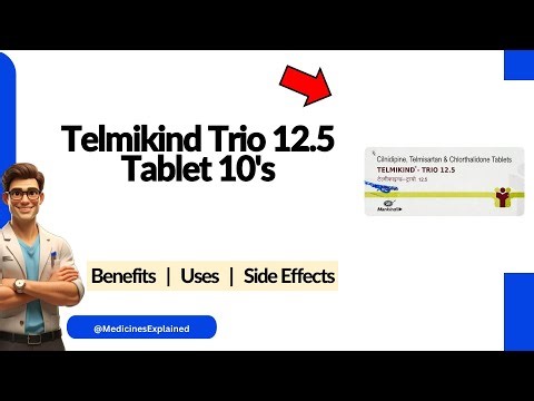Telmikind Trio 12.5 Tablet Uses | Side Effects & Dosage