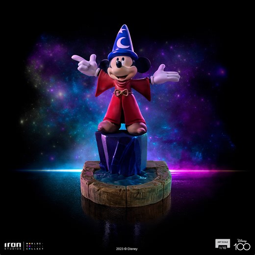 Iron Studios Disney 100th Fantasia Mickey Art Scale 1/10 Statue | Zavvi UK