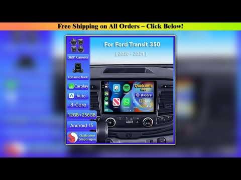 Android 15 Carplay Auto For Ford Transit 350 2020 2021 Car Radio Navigation 360 Camera Stereo