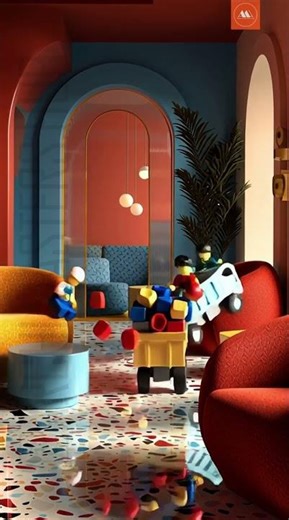 When LEGO Takes Over Interior Design! 😳🧱 | LEGO MiniFigures