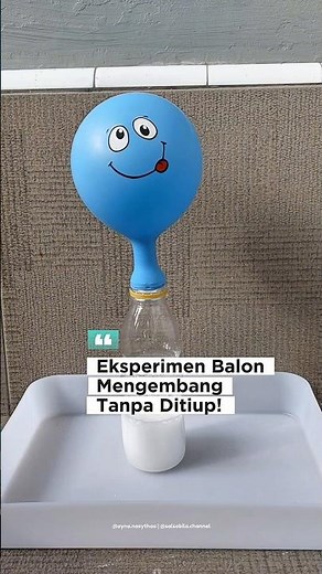 Science Experiment - Balloon Inflates Without Blowing It Up #experiment