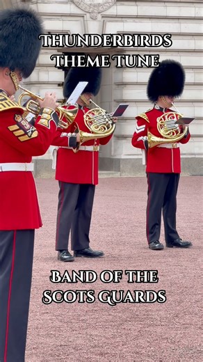 Thunderbirds Theme Tune #bandofthescotsguards #militaryband #thunderbirds #ThunderbirdsAreGo #buckinghampalace | Donna Sharene