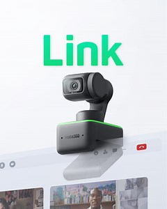 Meet the AI-powered 4K webcam, Insta360 Link! Equipped with premium 4K resolution, AI tracking and gesture controls, Link will revolutionize how you work! Available now for Mac and Windows https://bit.ly/Link_fb | Insta360