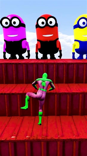 GTA 5 Epic Water Ragdolls | Spider-Man Jumps / Fails ep.18494 #shorts