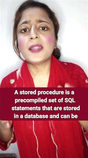 What is Stored Procedure in Database? #shorts