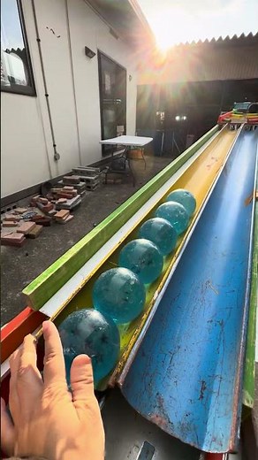 Marble Run ASMR⭐︎ Wooden x Rain Gutter Original Course #8