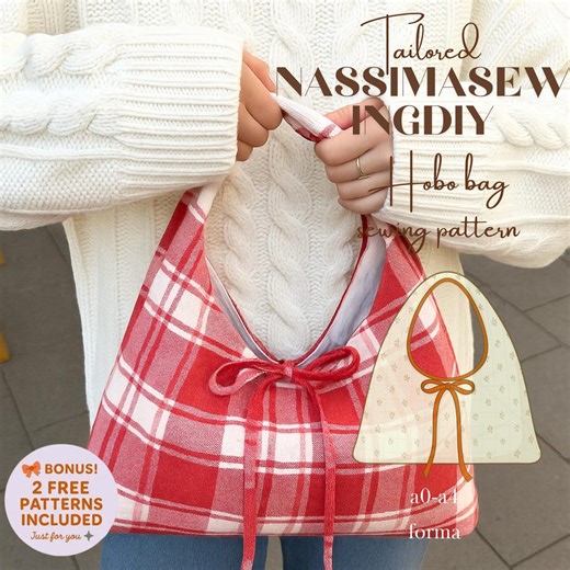 Boho Hobo Bag Sewing Pattern PDF , Instruction Tutorial,two Size - Etsy