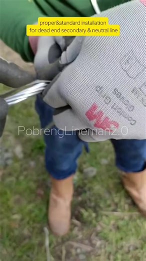 Installing Armor Tape for Sec and Neutral Connections