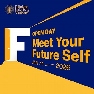 OPEN DAY 2026 - ĐỪNG TỰ GIỚI HẠN TƯƠNG LAI CỦA BẠN! Thoả sức khám phá liên ngành tại Đại học Fulbright Việt Nam. Tuổi trẻ là lúc bạn được chọn, được thử, được sai, được học. ❓ Bạn có đang lo lắng chọn sai ngành, sai trường? Tại Trường Đại học Fulbright Việt Nam, chúng tôi tin rằng để trở thành phiên bản tuyệt vời nhất trong tương lai, bạn cần đủ thời gian để thực sự hiểu bản thân. Với hai năm đầu tự do khám phá đa ngành đa lĩnh vực, bạn không chỉ tránh được áp lực chọn chuyên ngành sớm, mà còn x