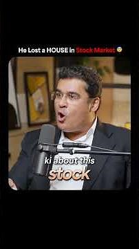 He Lost a HOUSE in Stock Market 😨