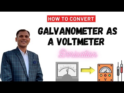 How to convert Galvanometer to Voltmeter | Derivation | Ace Physics Vijay Sir