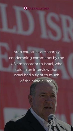 US envoy causes uproar over bible Israel land comments