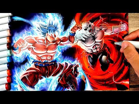 Drawing GOKU MUI VS JIREN Full Power | FINAL BATTLE !!!