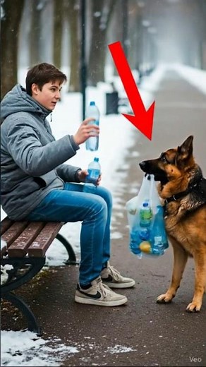 German Shepherd Teaches a Boy a Powerful Lesson #animals