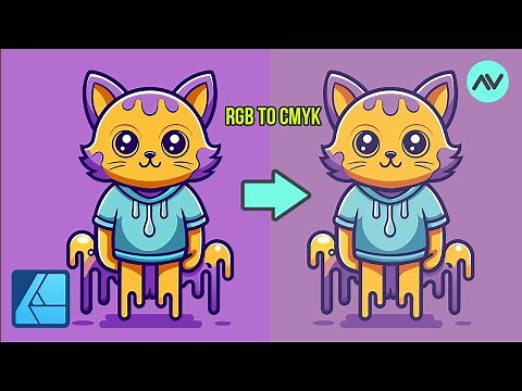 How To Convert RGB to CMYK In Affinity Designer | Affinity Designer 2 Tutorial