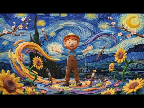 🇬🇧 Vincent's Colorful World 🎨 | Meet Van Gogh! | MiniDreams