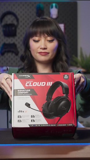HyperX Cloud III Comfy Gaming Headset Unboxing with Uminokaiju