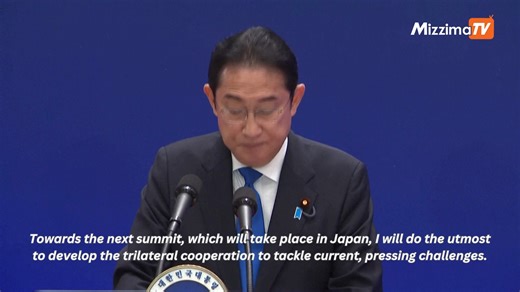 14K views · 18 reactions | Japan's Prime Minister Fumio Kishida says that the three countries reaffirmed their resolutions to "promote cooperation in a wide range of areas" as they share "significant responsibility for the region’s peace and prosperity" during the China-Japan-South Korea trilateral summit held in Seoul. | Mizzima - Myanmar News - English Edition | Facebook