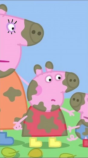 Daddy Pig Gets Stuck in the Mud #shorts