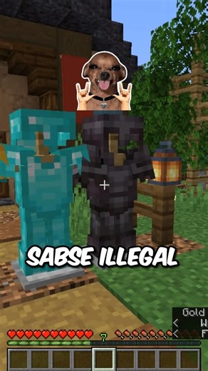 Most Powerful armor in Minecraft Survival #shorts #minecraft