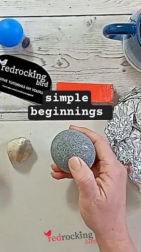 🕊️ Trust the Process 🕊️ From Rock to Clay Bird