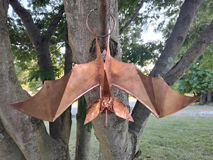 Copper Vampire Bat - Etsy