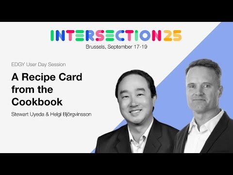 A Recipe Card from the Cookbook / Stewart Uyeda & Helgi Björgvinsson /EDGY User Day/ Intersection 25