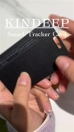 The KINDEEP Smart Finder is the kind of gift people realize they need until the lose snow thing once unites-thin,works with Apple and Android Find My,and slides right into any wallet or bag.The perfect Calentine’s Day gift-and the best gift for someone who tends to misplace things#tiktokshopcybermondaysale #giftideas2026 #smarttracker #wallet #iphone