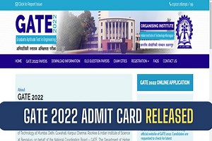 GATE 2022 Admit Card Released on gate.iitkgp.ac.in | Download Via Direct Link Given Here