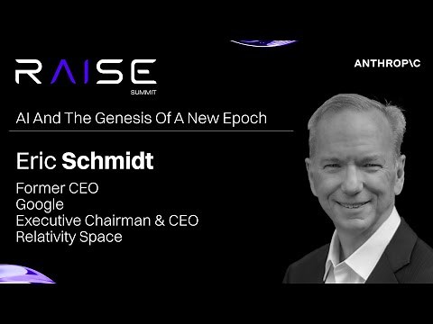 Eric Schmidt: AI and the Genesis of a New Epoch