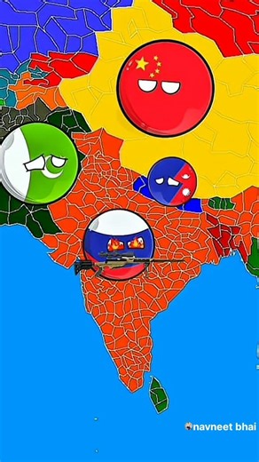 Russia_Save_India_😭_#countryballs_#shorts_#shortvideos_#india_#map_#viral