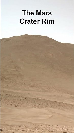 The Towering Mars Crater Rim