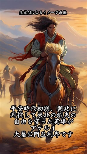 Aterui, the greatest hero of Emishi