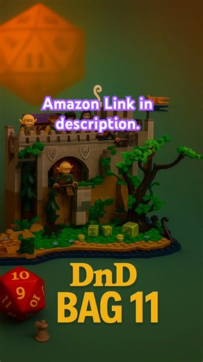 LEGO DnD Set Timelapse build Bag #12