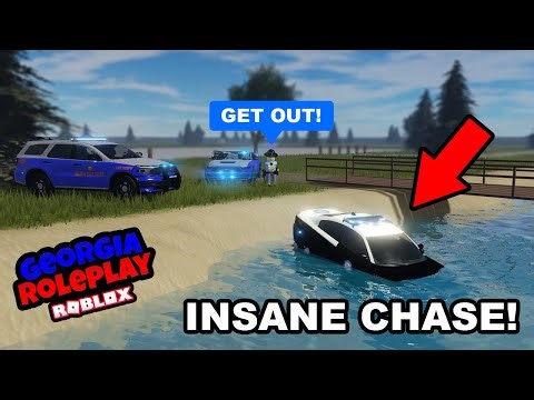 Stolen FHP Car RUNS From GSP! (Roblox Georgia Roleplay)