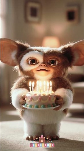 Que los Cumplas Feliz - Gizmo de Gremlins - ¡Happy Birthday! - ¡Feliz Cumpleaños! - Mogwai - Movie