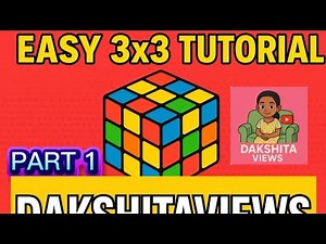Rubik’s Cube 3x3 Step by Step for Beginners | Easy 3x3 Method Explained | Easy Tutorial