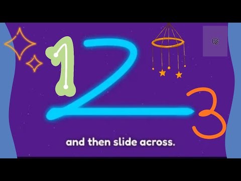 Number tracing practice for kids/learning numbers for kids