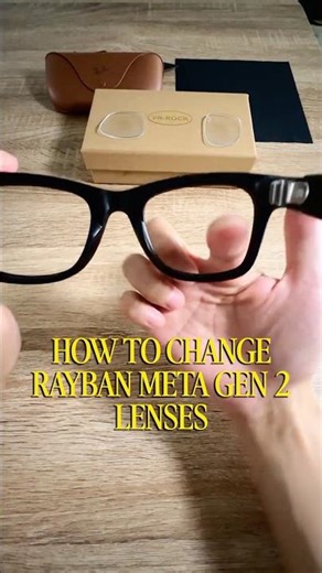 How to change lenses with Rayban Meta Transition lenses (Gen 2)