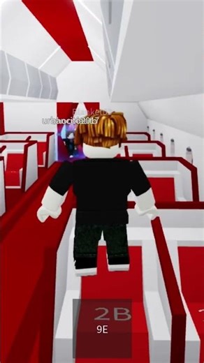 On the plane. I can’t find my seat Roblox | KnockOut 🗣️Running far away from Granny 😱 #gaming #usa