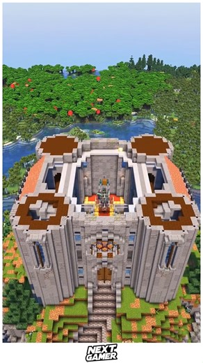 NextGamer on Instagram: "🏰 Fantasy Castle in Minecraft With Epic Towers and Magical Kingdom Atmosphere ✨ 🏰 🏰✨ Build a breathtaking fantasy castle using tall spires, stone walls, banners, and glowing lights to create a powerful magical kingdom vibe. Add bridges, courtyards, and detailed interiors to make the castle feel alive, majestic, and perfect for fantasy worlds or cinematic builds. 🌙🔥 #MinecraftCastle #FantasyBuild #EpicDesign #MedievalFantasy #MinecraftIdeas"